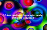 3.5 antropología  ergonomía- medio ambiente- seguridad