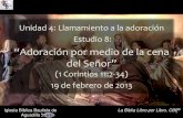 8 adoracion por_medio_de_la_cena_del_senor (Estudio Bíblico en 1 Corintios)