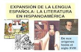 IDIOMAS LITERATURA EN HISPANOAMÉRICA