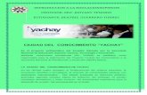 Yachay, universidad XXI, misión y visión