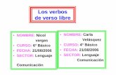 Verbos De Verso Libre