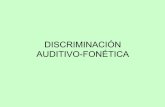 Discriminacion auditivo fonetica