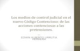 LOS MEDIO DE CONTROL JUDICIAL EN EL CODIGO CONTENCIOSO ADMINISTRATIVO