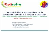 Competitividad y perspectivas de la economía peruana y la región san martín