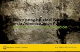 Responsabilidad Social en la adminsitración - Agustín Dellagiovanna (Modernización) - BAgobcamp 2012