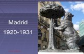 Madrid, 1920-1931