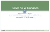 Creación de contenidos wikispaces