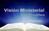 Visiòn ministerial 2  vida fructifera
