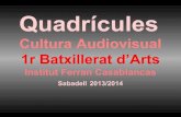 Presentació Cuadricula, Paula Casajoanes, 2013/14