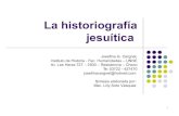 La historiografía jesuítica