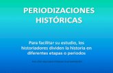 Periodizaciones históricas