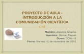 Proyecto de aula - Introduccion a la comunicacion cientifica - Sintesis de la produccion de calzado pisa fuerte en el pais
