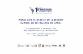 Ponencia Notas para el análisis de la gestión cultural de los museos en Chile.