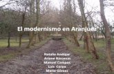 El Modernismo En Aranjuez