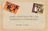 Los g©neros literarios. el g©nero narrativo