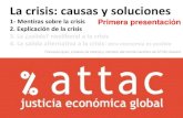 Crisis económica: causas y soluciones (primera parte)