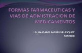 Formas farmaceuticas y vias de admistracion de medicamentos