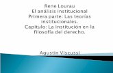 Rene Loureau - El análisis institucional