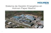 Sistema de Gestión Energética en Holmen Paper Madrid