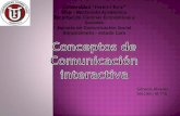 Conceptos de Comunicación Interactiva.