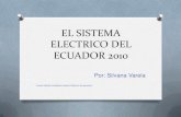 El sistema electrico del ecuador 2010