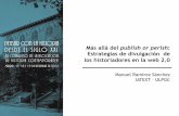 Más allá del publish or perish
