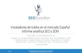 SEOGuardian - Instaladores de Toldos - Informe SEO y SEM