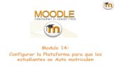 Modulo 14 configurar la plataforma para que los estudiantes se auto matriculen