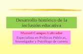 Desarrollo histórico de la inclusión educativa