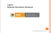 Evaluacion universal logros del sistema educativo nacional