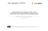 Guia metodologica del estudio de carga de enfermedad del Perú