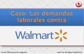 Demandas laborales contra Walmart