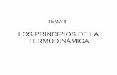 Los Principios De La TermodináMica Tema 8