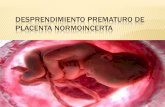 Desprendimiento prematuro de placenta normoincerta
