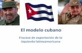 Salida del modelo cubano