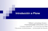 Introducción a Plone