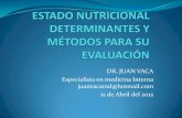 Estado nutricional determinantes y métodos para su evaluación