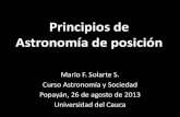 Principios de Astronomía de Posición