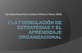 Formulación de estrategias y el aprendizaje organizacional (Cantisani)