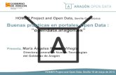 Presentación Aragón Open Data en jornada HOMER, María Ángeles Rincón