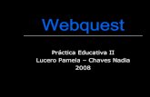 Práctica Educativa II - WebQuest