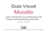 Guia visual Moodle: com recuperar la contrasenya de l'usuari administrador principal