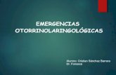 Emergencias otorrinolaringologicas Cristian Sanchez Dr.fonseca