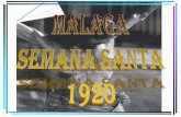 SEMANA SANTA MALAGUEÑA DE 1920