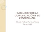 Evolucion de la comunicación y su importancia