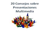 20 consejos sobre presentaciones multimedia