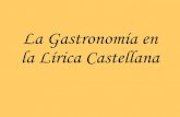 Gastronomía en la Lirica Castellana