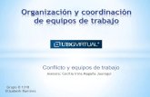 Organización y coordinación de equipos de trabajo
