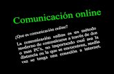 Comunicación online pawer point