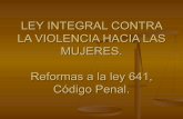 Ley integral de violencia 2012